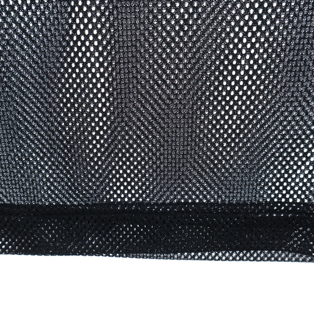 COMME des GARCONS HOMME DEUX(コムデギャルソン オムドゥ) メッシュ 半袖ポロシャツ DQ-T020 ブラック