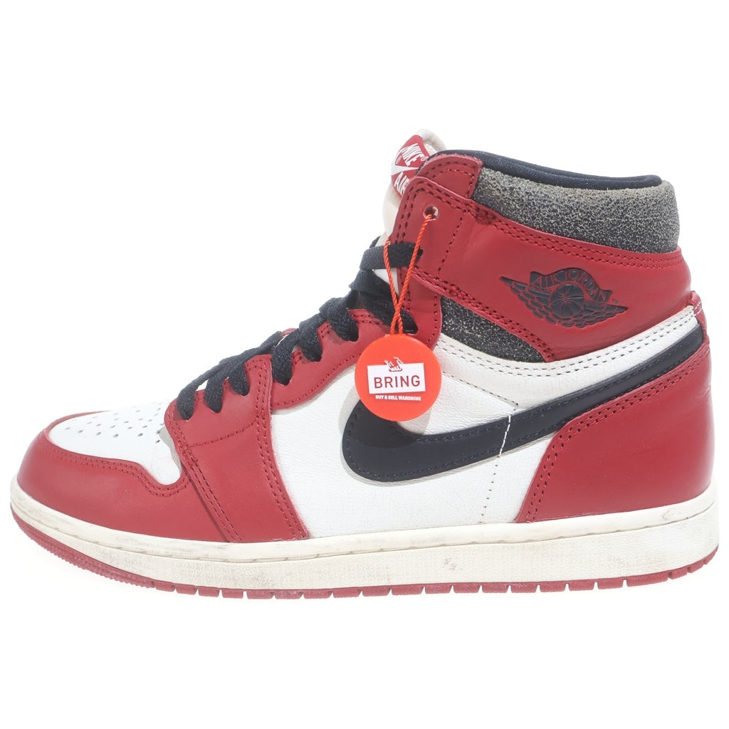 NIKE(ナイキ) AIR JORDAN 1 HIGH OG CHICAGO LOST & FOUND エアジョーダン1 ハイ ロスト アンド ファウンド ハイカットスニーカー レッド/ホワイト US8.5/26.5cm DZ5485-612