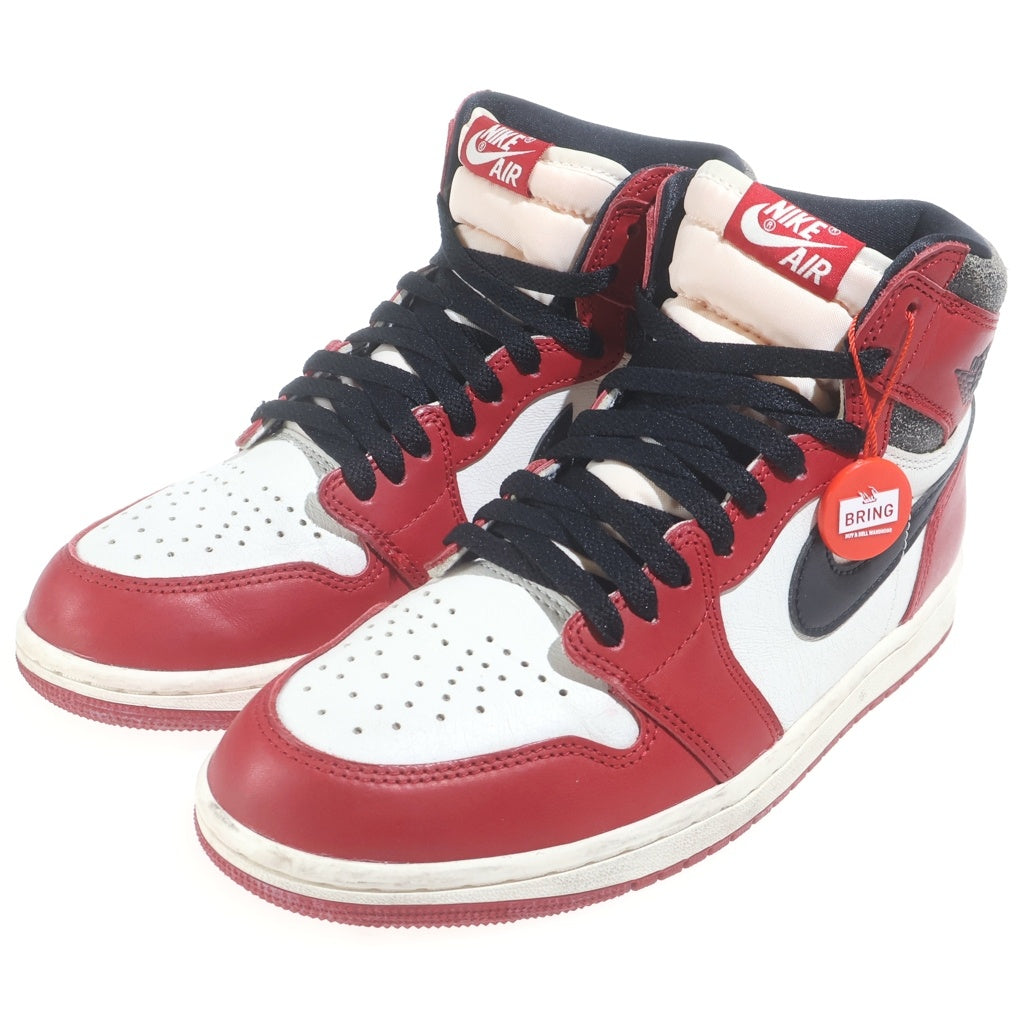 NIKE(ナイキ) AIR JORDAN 1 HIGH OG CHICAGO LOST & FOUND エアジョーダン1 ハイ ロスト アンド ファウンド ハイカットスニーカー レッド/ホワイト US8.5/26.5cm DZ5485-612