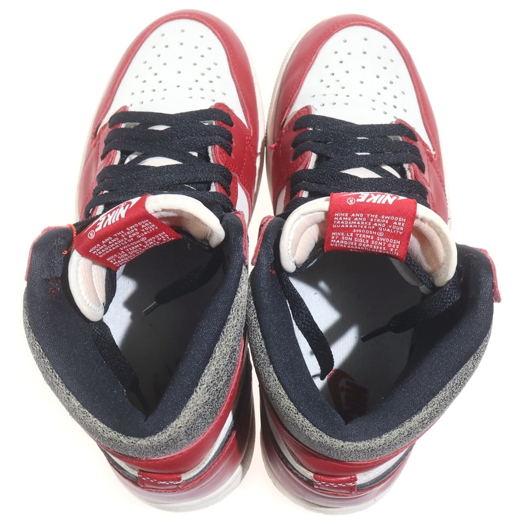 NIKE(ナイキ) AIR JORDAN 1 HIGH OG CHICAGO LOST & FOUND エアジョーダン1 ハイ ロスト アンド ファウンド ハイカットスニーカー レッド/ホワイト US8.5/26.5cm DZ5485-612