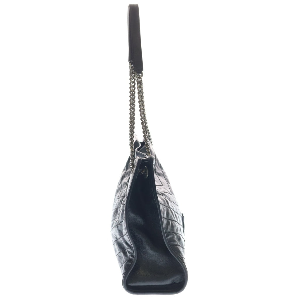 SAINT LAURENT PARIS(サンローランパリ) Niki Shopping Bag 577999 ニキ チェーンショルダートートバッグ ブラック レディース