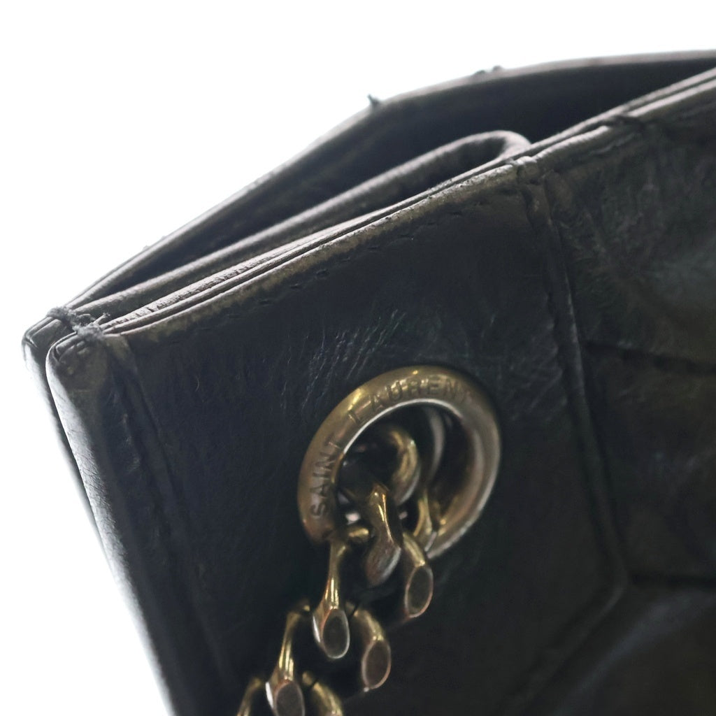 SAINT LAURENT PARIS(サンローランパリ) Niki Shopping Bag 577999 ニキ チェーンショルダートートバッグ ブラック レディース