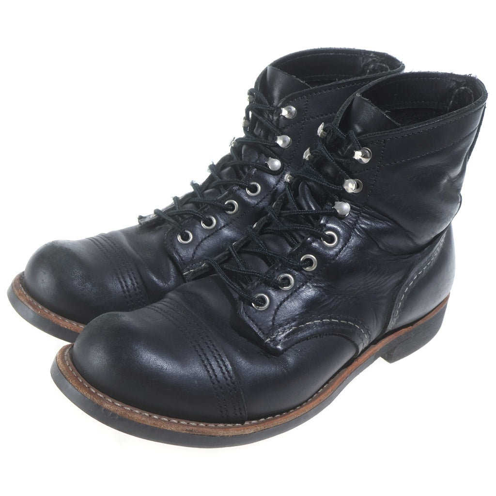 RED WING(レッド ウイング) Iron Ranger 8084 アイアンレンジャーレザー ブーツ ブラック US7.5/25.5cm