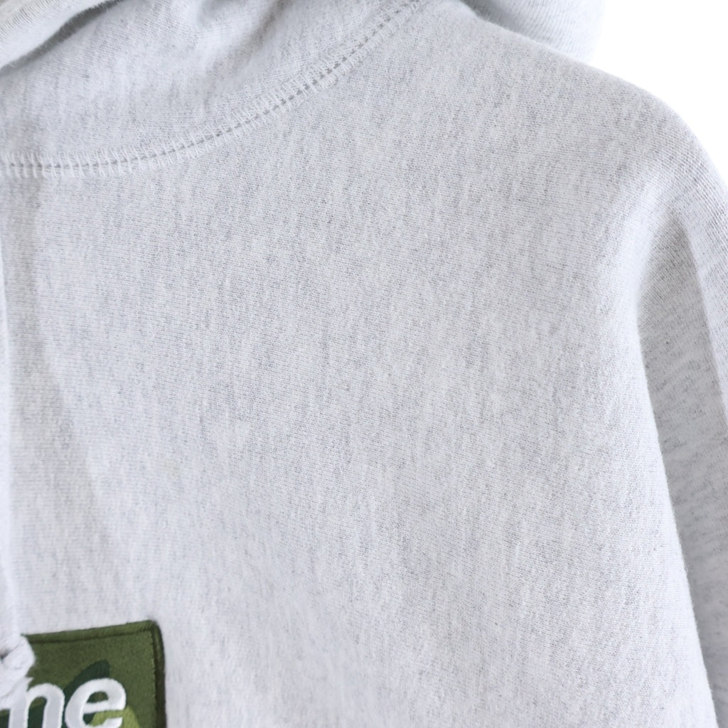SUPREME(シュプリーム) 23AW Box Logo Hooded Sweatshirt カモ柄ボックスロゴ フーデッドプルオーバースウェットシャツ パーカー グレー