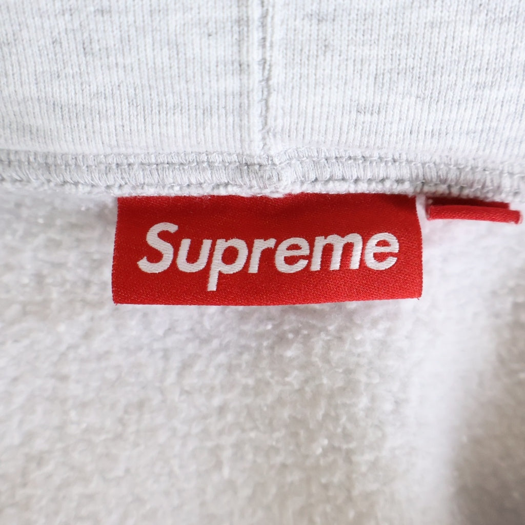 SUPREME(シュプリーム) 26SS Small Box Zip Up Hooded Sweatshirt スモールボックスロゴ ジップアップ フーデッッドパーカー アッシュグレー