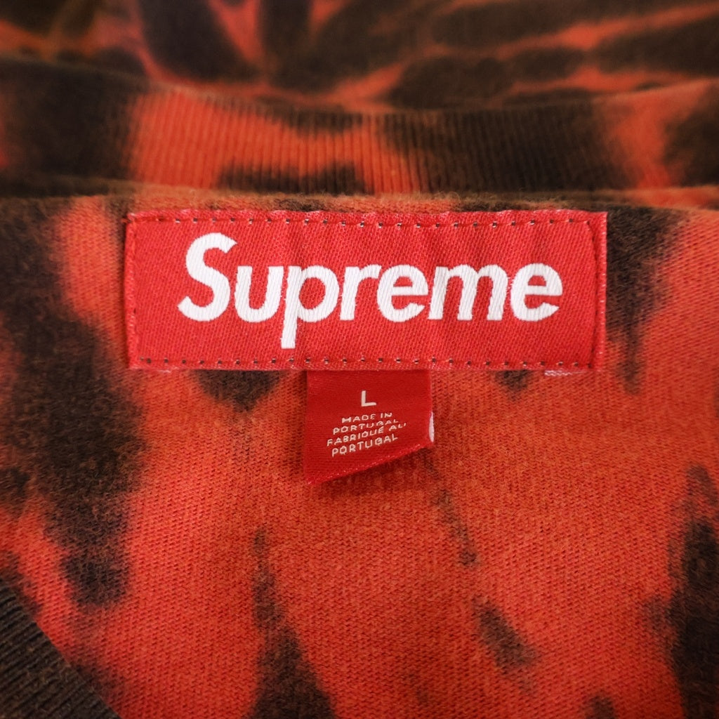 SUPREME(シュプリーム) 26SS Small Box L/S Tee タイダイ スモールボックスロゴ ロングスリーブ長袖Tシャツ レッド