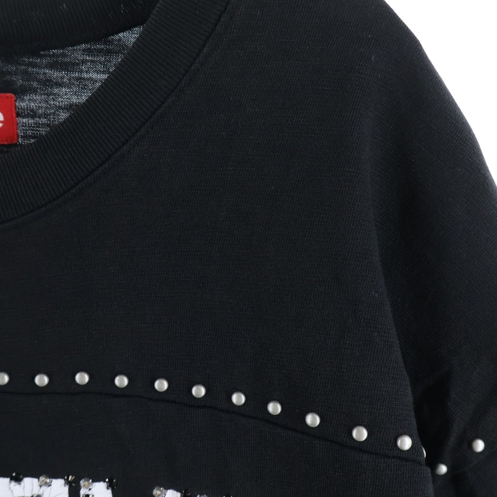 SUPREME(シュプリーム) 26SS Studded S/S Football Top スタッズ フットボール 半袖Tシャツ カットソー ブラック