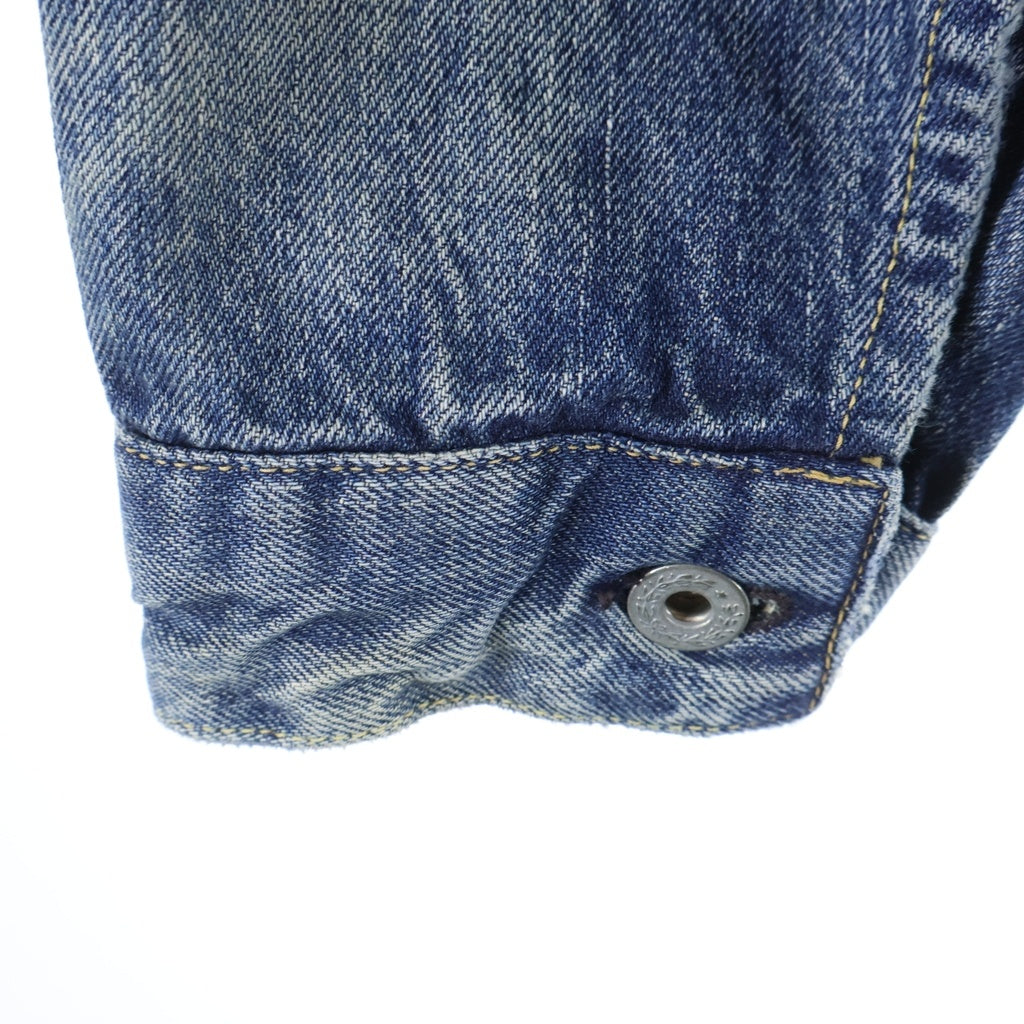 SAINT MICHAEL(セントマイケル) 25SS ×BerBerJin DENIM JACKET DAMAGE SM-HR8-0000-C39 ×ベルベルジン ダメージ加工 デニムジャケット インディゴ