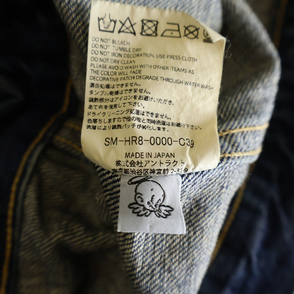SAINT MICHAEL(セントマイケル) 25SS ×BerBerJin DENIM JACKET DAMAGE SM-HR8-0000-C39 ×ベルベルジン ダメージ加工 デニムジャケット インディゴ