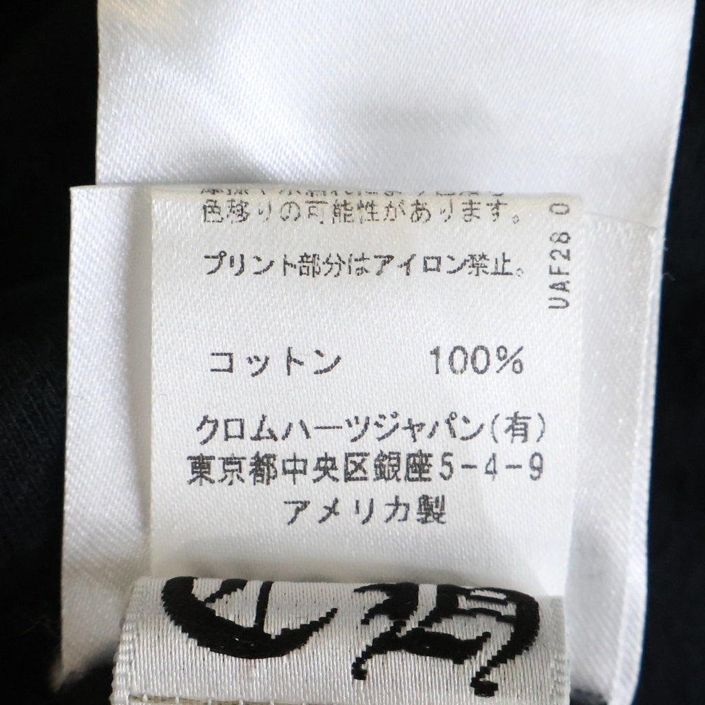 CHROME HEARTS(クロムハーツ) CH SCROLL LABEL FUCKYOU L/S /1 スクロールラベル ファックユー アームプリント ロングスリーブカットソー 長袖Tシャツ