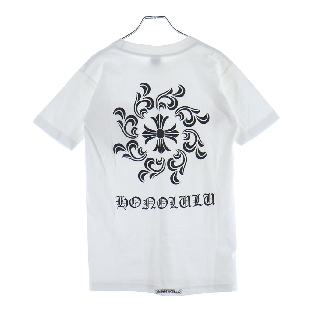 CHROME HEARTS(クロムハーツ) OLD Honolulu CHプラス TEE オールド ホノルル限定 バッグCHプラス 半袖Tシャツ カットソー ホワイト
