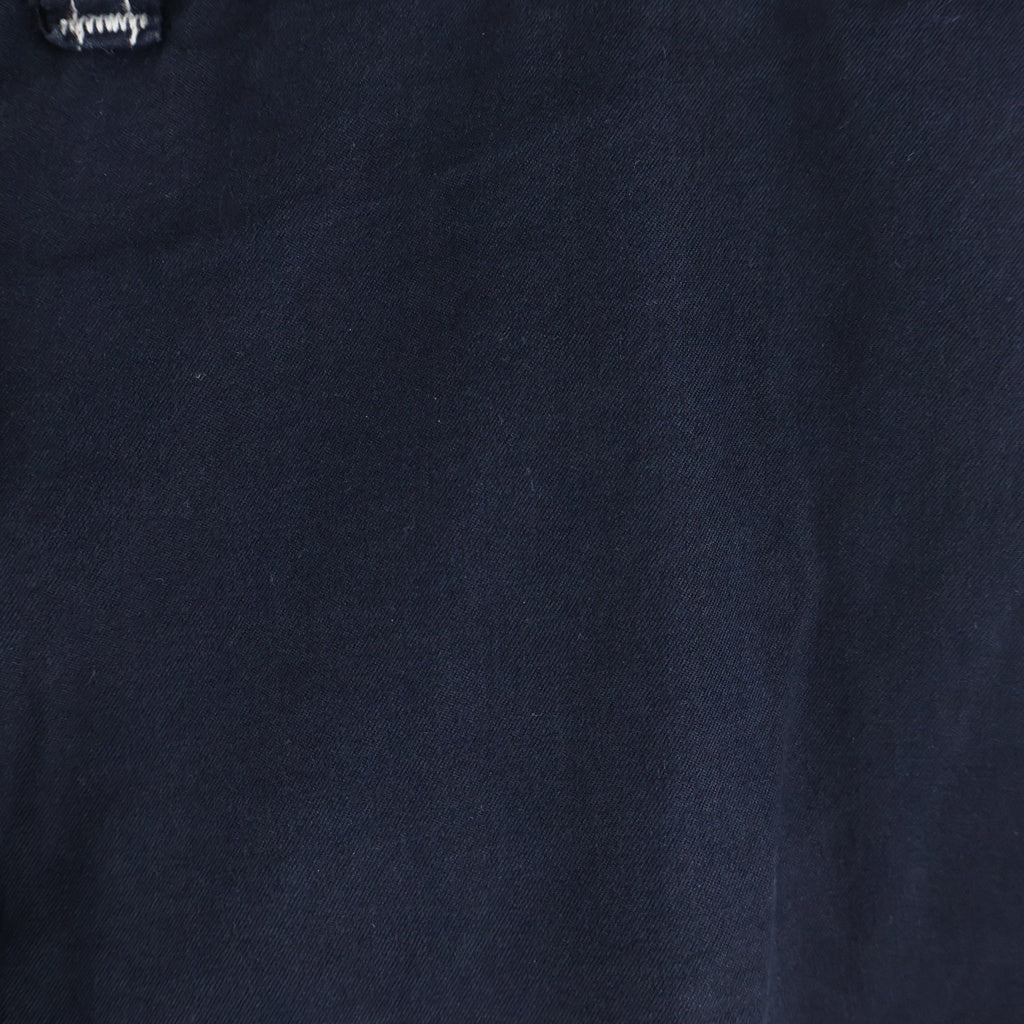 JUNYA WATANABE COMME des GARCONS(ジュンヤワタナベ コムデギャルソン) ドローストリング コットンツイル ストレートパンツ WS-P050 ネイビー