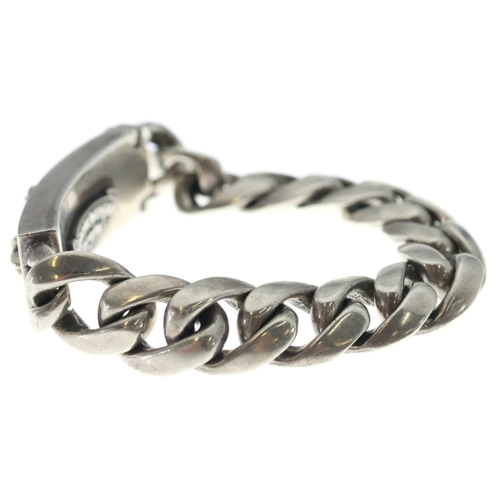 CHROME HEARTS(クロムハーツ) ID FLORAL CRS フローラルクロスIDクラシックリンク ブレスレット 13LINK シルバー BCA164 -