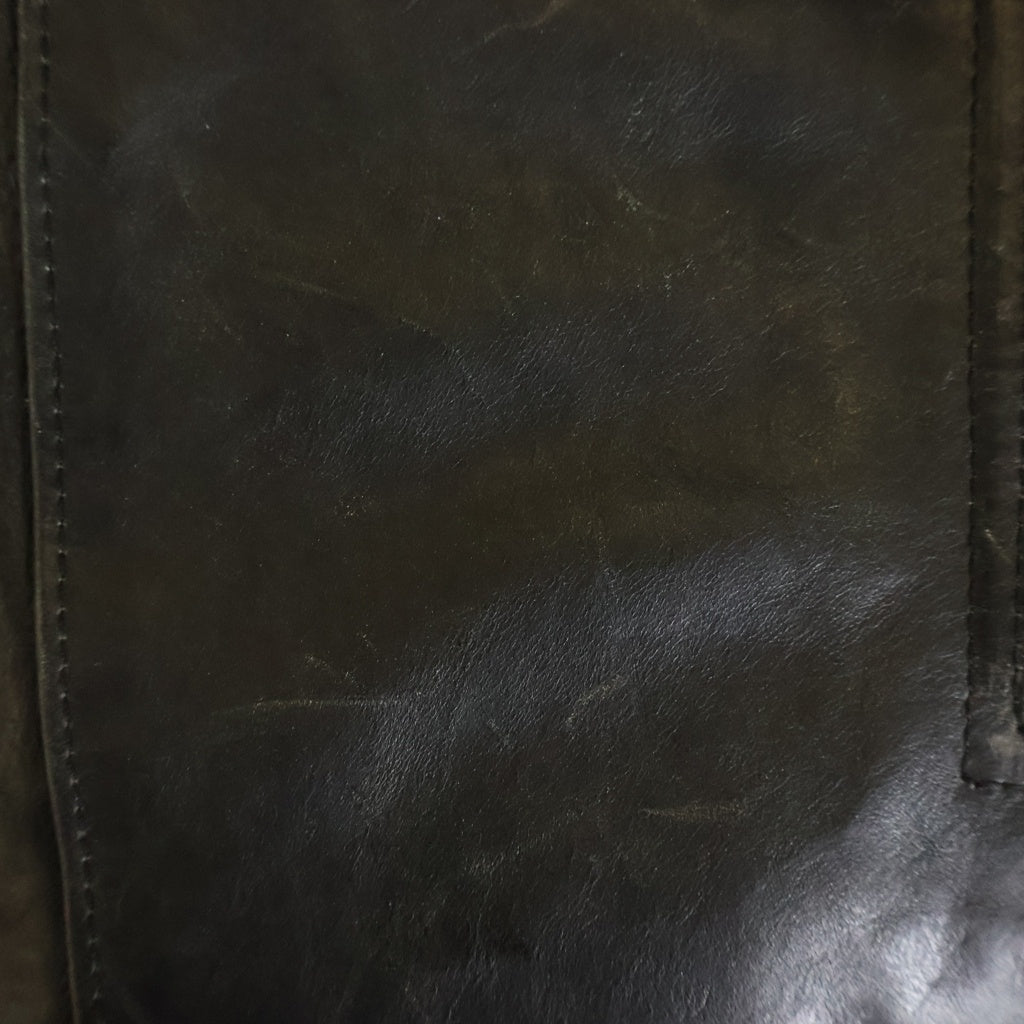 Rick Owens(リックオウエンス) 25SS CROPPED JUMBO BAUHAUS STOOGES クロップド ジャンボバウハウス カーフレザー ライダースジャケット ブラック RP01E7717-LTP