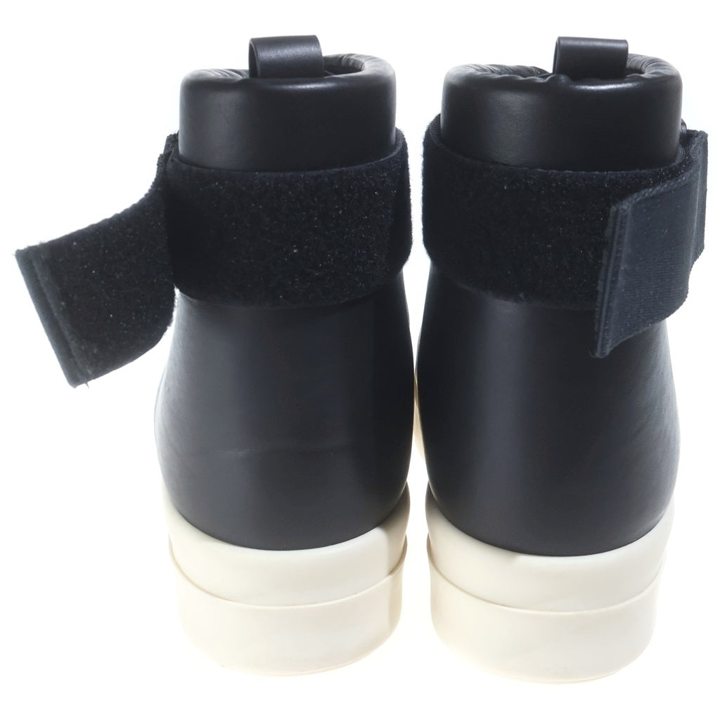 Rick Owens(リックオウエンス) 24SS SPLINT SNEAKS スプリント メガバンパー レザー ハイカットスニーカー ブラック RU01D3870-LCO