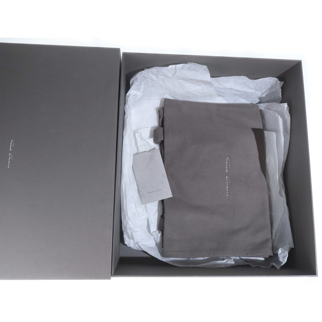 Rick Owens(リックオウエンス) 25SS ARMY CREEPER アーミークリーパー レザーハイカットブーツ ブラック RU01E5850-LGE
