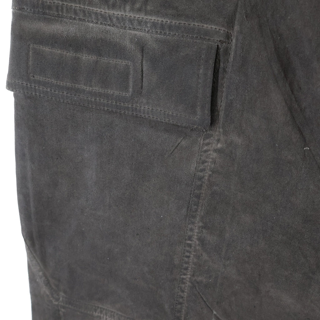DRKSHDW(ダークシャドウ) 25SS DOUBLE CARGO JUMBO BELAS ダブル カーゴジャンボベラ カーゴパンツ グレー DS01E3324-SCF