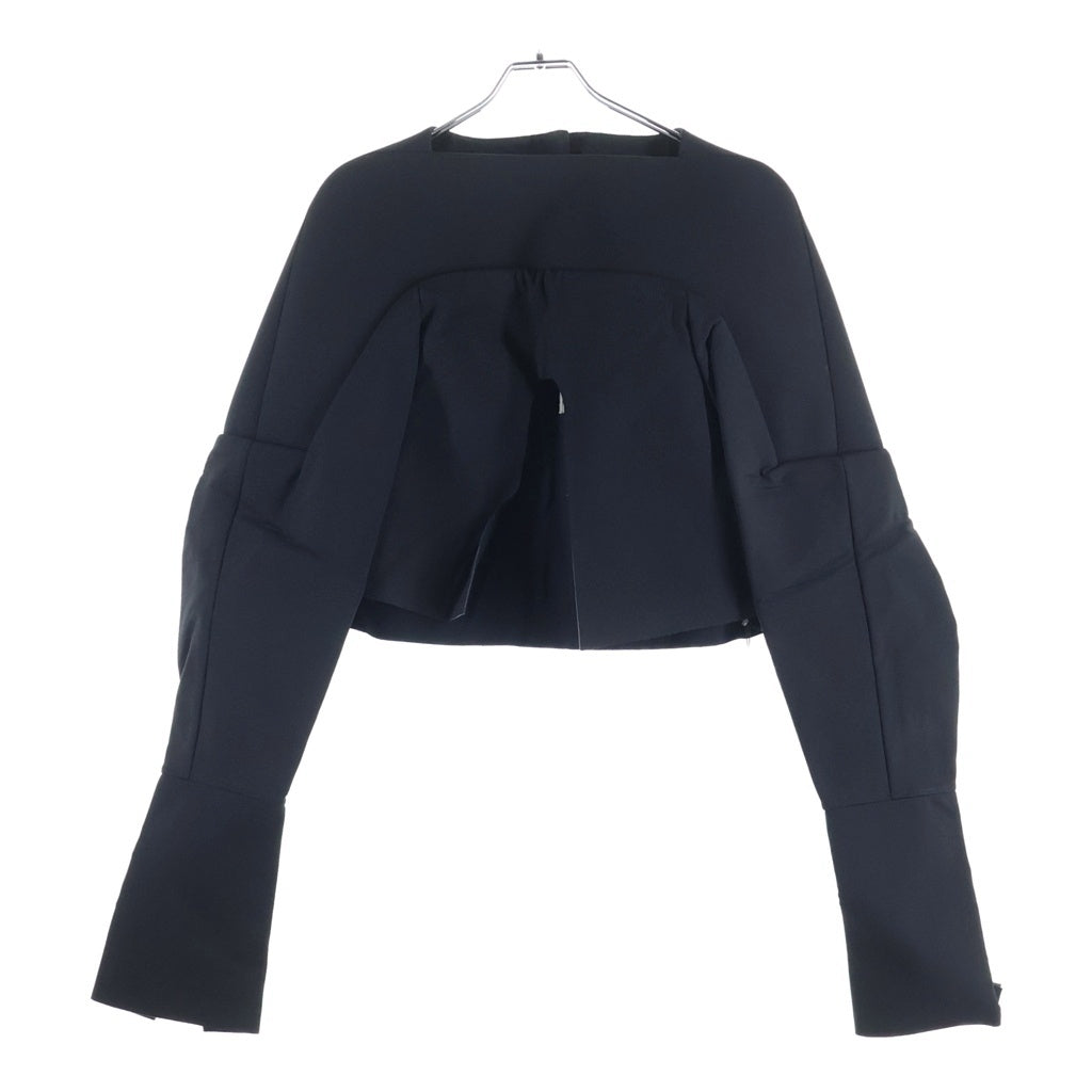 Rick Owens(リックオウエンス) 21SS GIRDERED TOP アシンメトリー クルーネックトップス ブラック レディース RO21S3255-ZL
