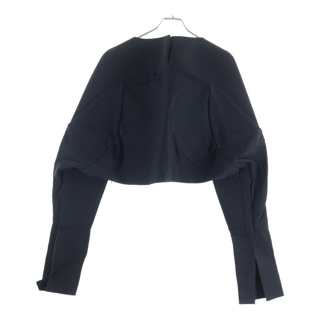 Rick Owens(リックオウエンス) 21SS GIRDERED TOP アシンメトリー クルーネックトップス ブラック レディース RO21S3255-ZL