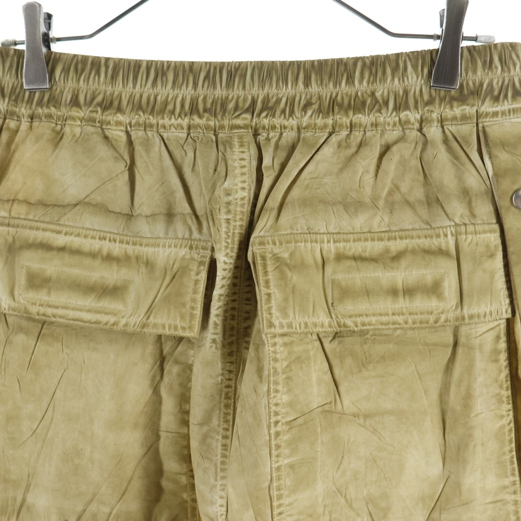 DRKSHDW(ダークシャドウ) 25SS PUSHER PANTS コーティング加工 プッシャーパンツ ベージュ DU01E3393-PF
