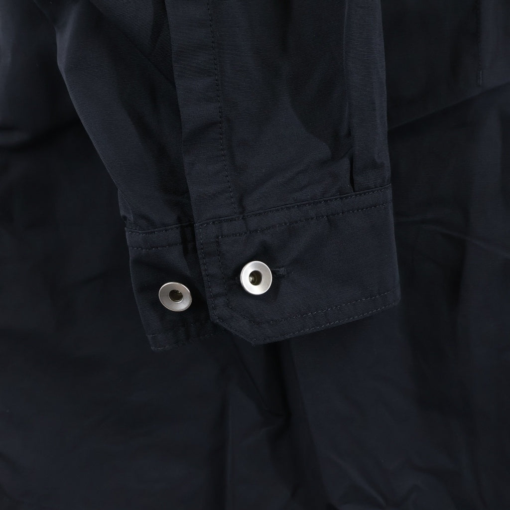 DRKSHDW(ダークシャドウ) 23SS WOVEN JUMBO OUTERSHIRT ジャンボ アウターシャツ 長袖シャツジャケット ブラック DU01C6753-MUEP3