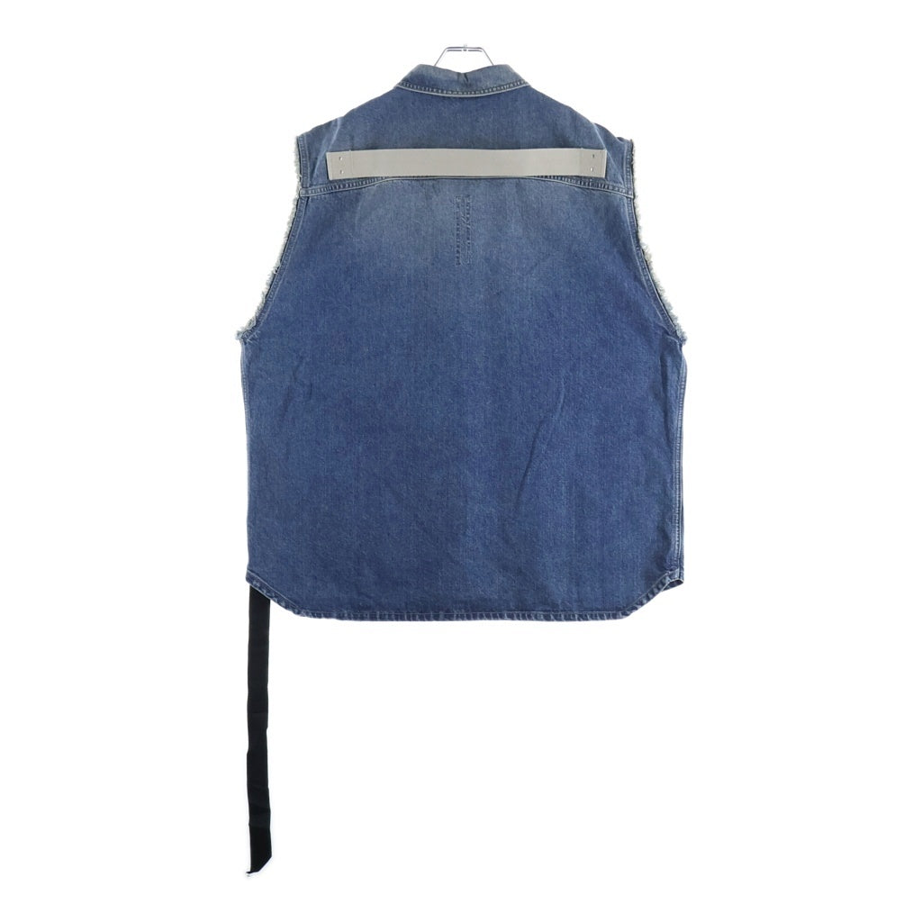 DRKSHDW(ダークシャドウ) 25SS SL TOMMY JUMBO OUTERSHIRT トミー ジャンボアウターシャツ デニムベスト インディゴ DU01E3764-DWB