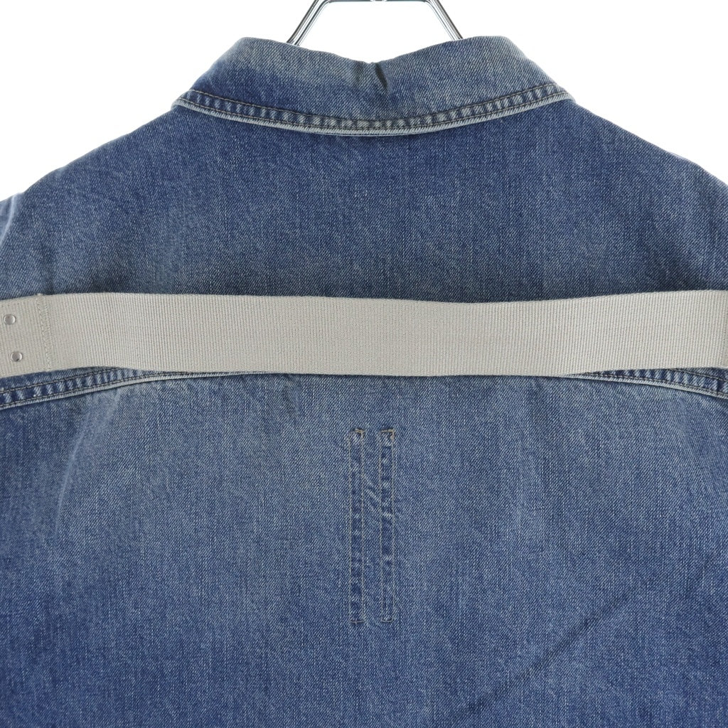 DRKSHDW(ダークシャドウ) 25SS SL TOMMY JUMBO OUTERSHIRT トミー ジャンボアウターシャツ デニムベスト インディゴ DU01E3764-DWB