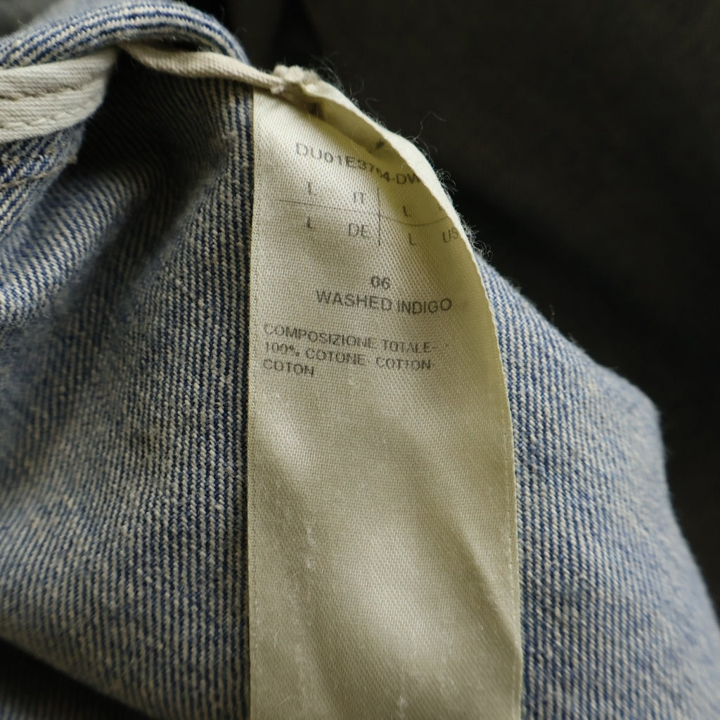 DRKSHDW(ダークシャドウ) 25SS SL TOMMY JUMBO OUTERSHIRT トミー ジャンボアウターシャツ デニムベスト インディゴ DU01E3764-DWB