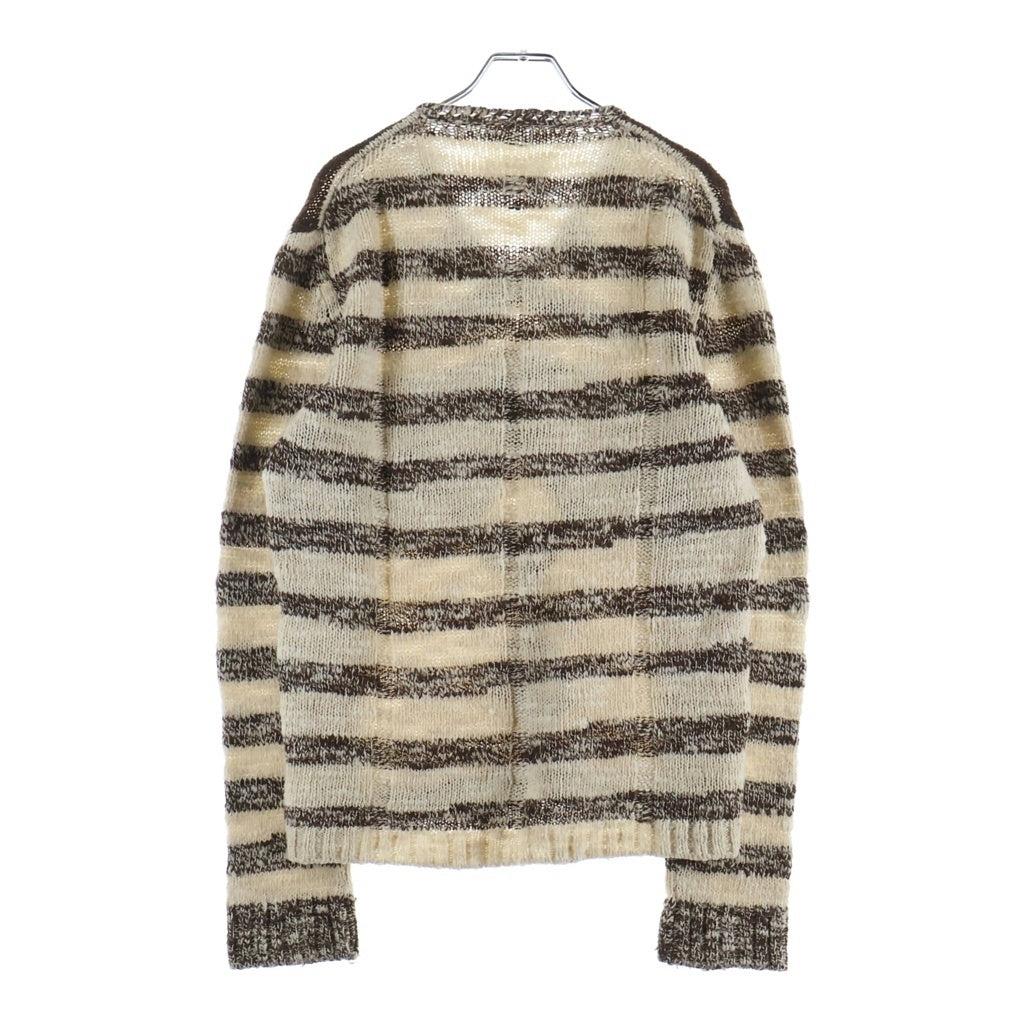 Maison Margiela(メゾンマルジェラ) 07AW ここのえ期 V Neck Knit Sweater Vネック ウールニットセーター アイボリー