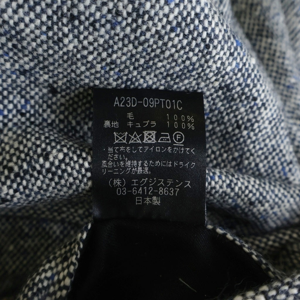 MARKAWARE(マーカウェア) CASHMERE WOOL TROUSERS カシミヤトラウザーズパンツ グレー A23D-09PT01C