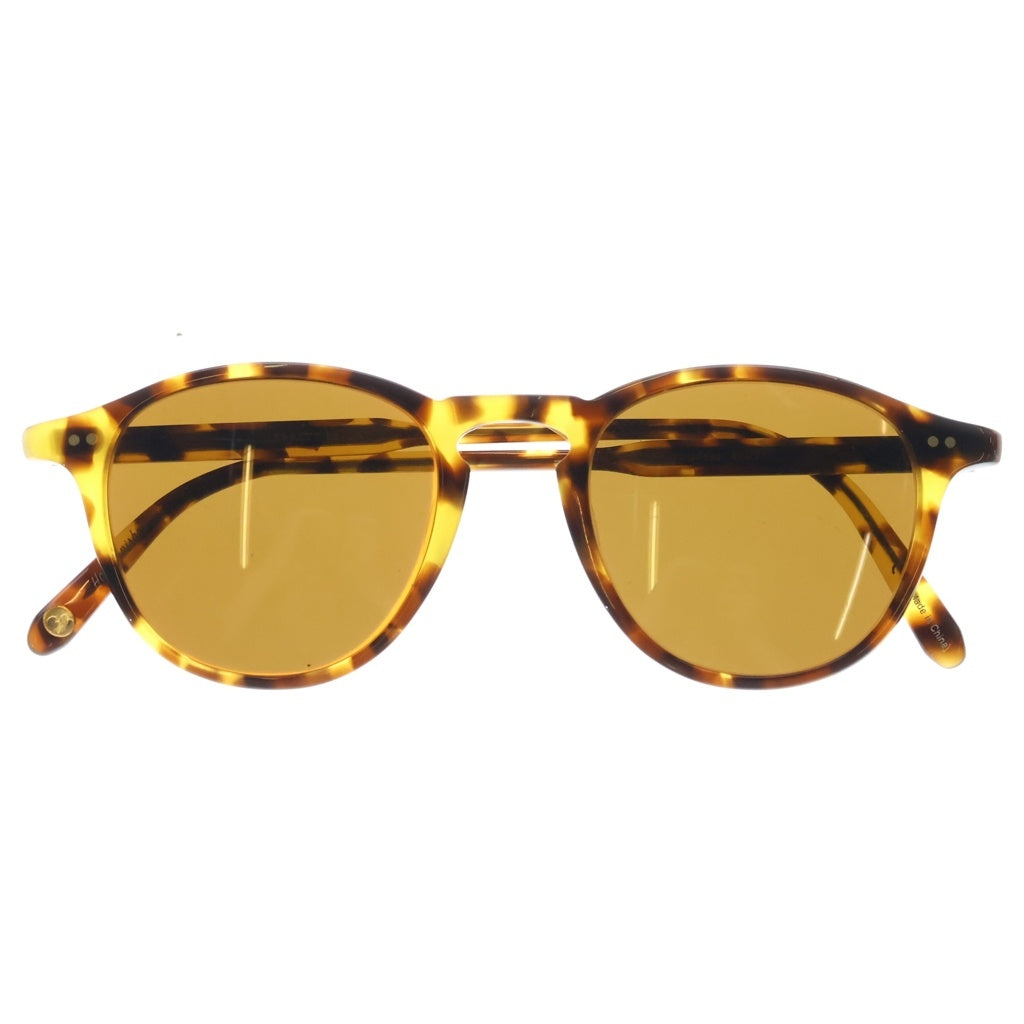 GARRETT LEIGHT(ギャレットレイト) HAMPTON LPT ラウンドフレーム サングラス 眼鏡 アイウェア ブラウン