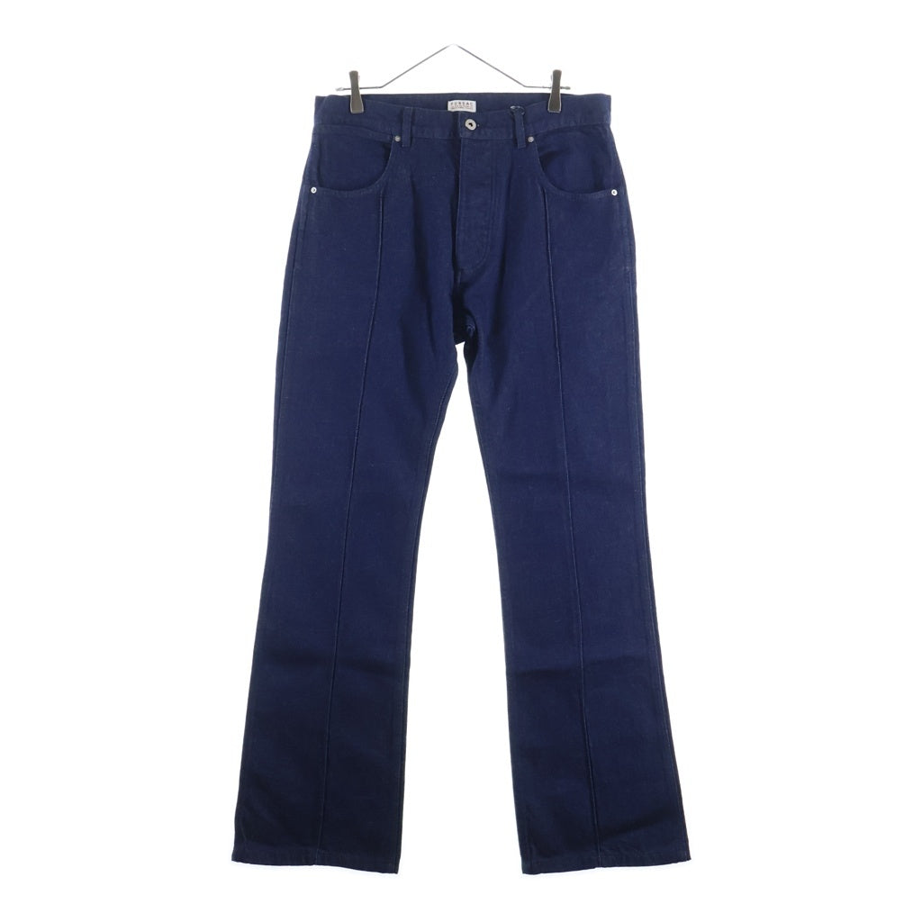 NO BRAND(ノーブランド) FURSAC【フルサック】 Pleated Trousers プリーツ デニムパンツ インディゴ 26-030-310-0008-1-0