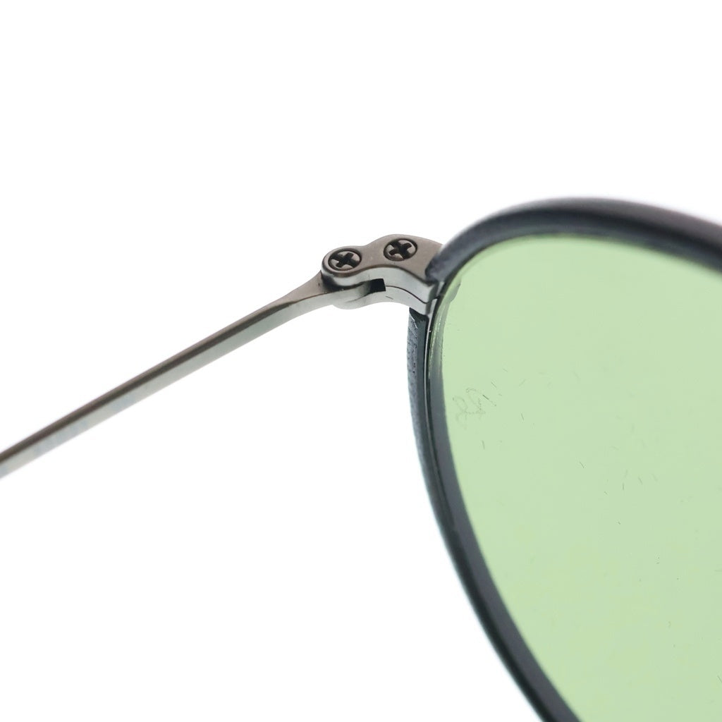 Ray Ban(レイバン) ROUNDMETAL CRAFT ラウンドフレーム レザーサングラス ブラック RB3475-Q