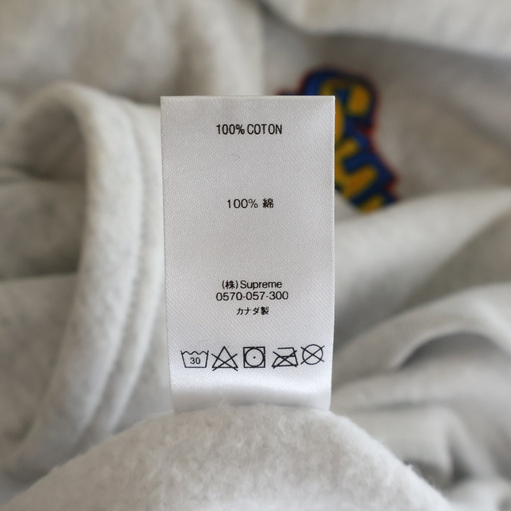SUPREME(シュプリーム) 18SS Gonz Logo Hooded Sweatshirt ゴンズロゴ プルオーバーパーカー グレー