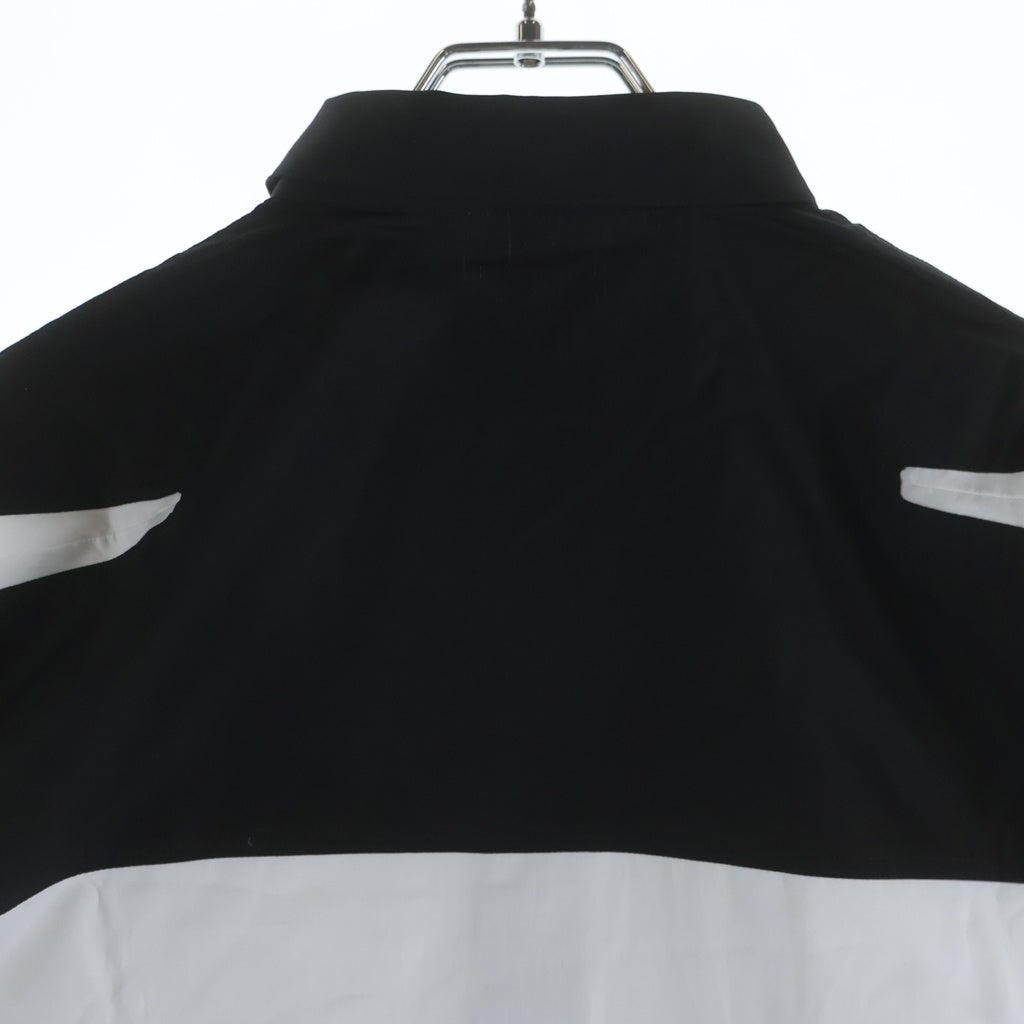 Dior HOMME(ディオールオム) L/S Shirt 長袖比翼シャツ ブラック/ホワイト 733C534Z1581