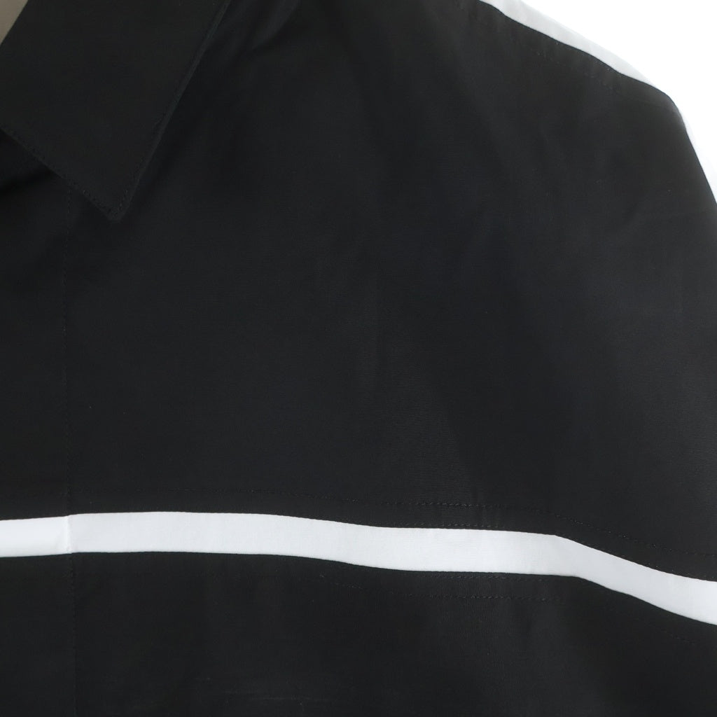 Dior HOMME(ディオールオム) L/S Shirt 長袖比翼シャツ ブラック/ホワイト 733C534Z1581