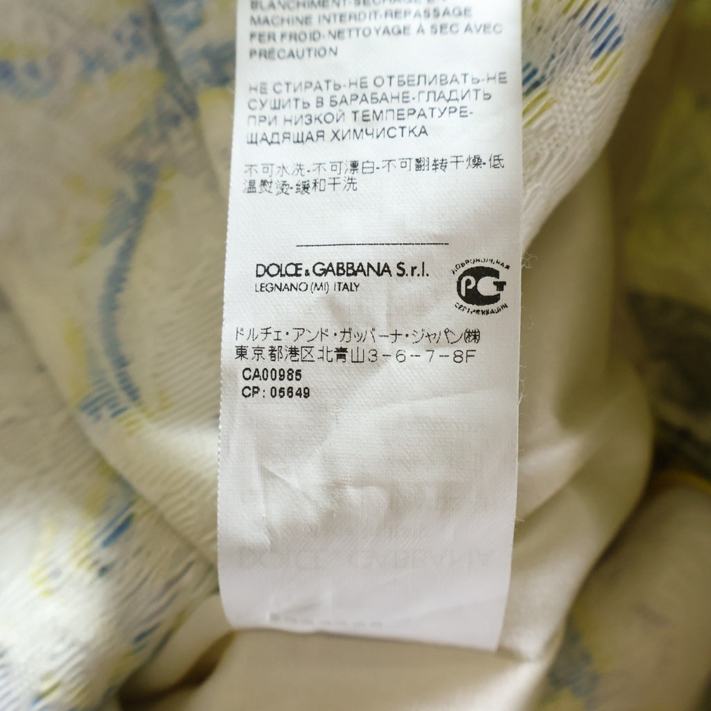 DOLCE & GABBANA(ドルチェアンドガッバーナ) Floral Silk Mini Dress 花柄 シルクドレス マルチ F6MH4T FPMD2 レディース