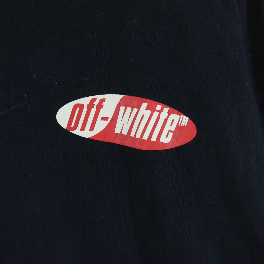 OFF-WHITE(オフホワイト) 19SS Split Logo T-Shirt 半袖Tシャツ ブラック OMAA038S19185006