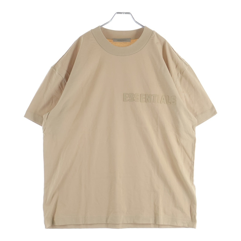 FEAR OF GOD ESSENTIALS(フィアオブゴッド エッセンシャルズ) S/S T-SHIRT ラバーロゴ 半袖Tシャツ ベージュ