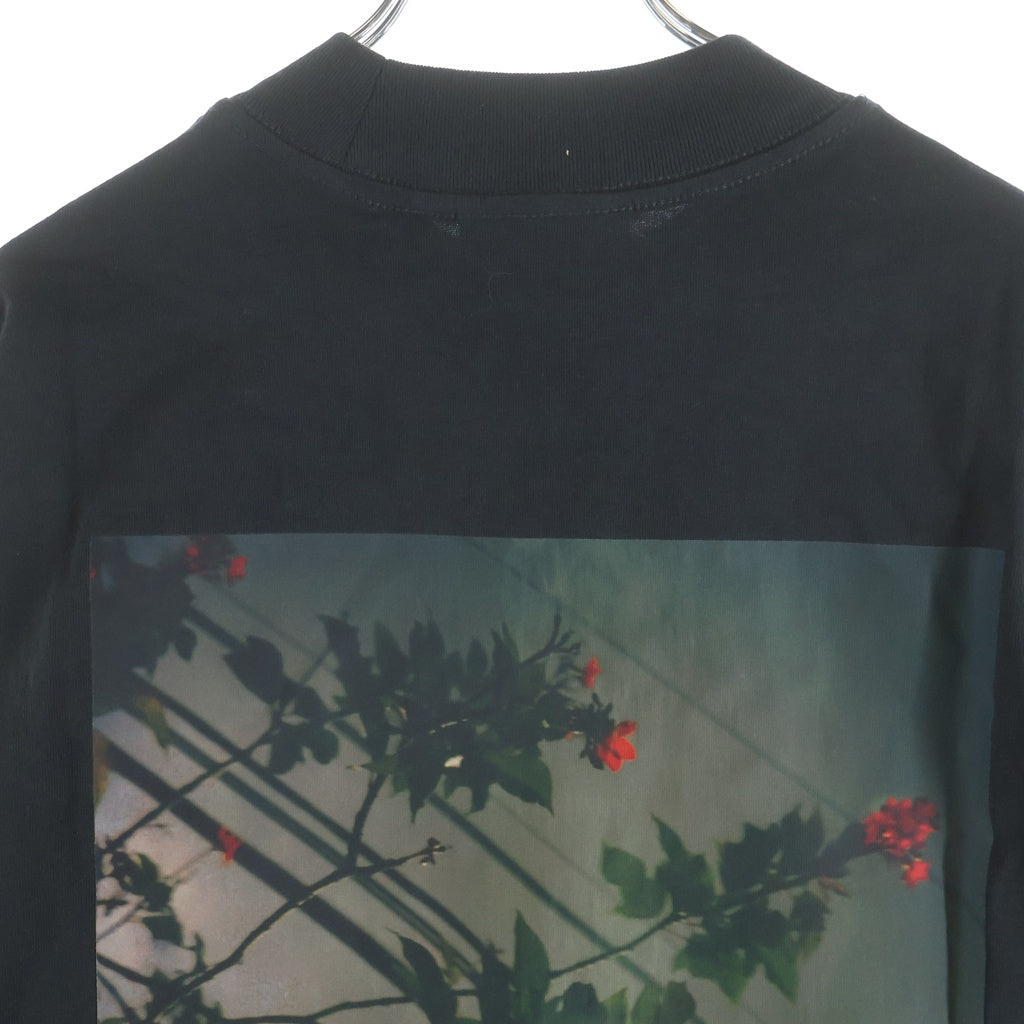 FEAR OF GOD ESSENTIALS(フィアオブゴッド エッセンシャルズ) L/S T-SHIRT FLOWER フラワーフォト 長袖Tシャツ ロンT ブラック