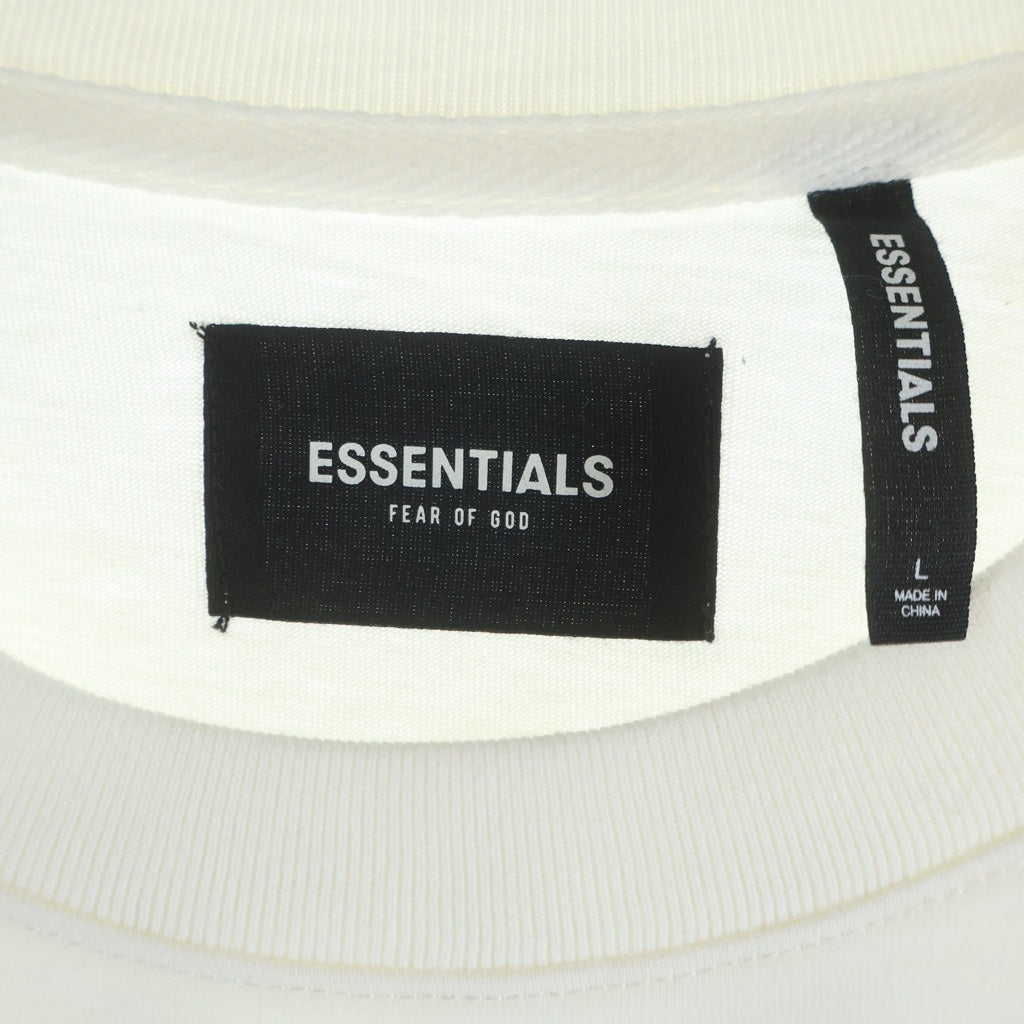FEAR OF GOD ESSENTIALS(フィアオブゴッド エッセンシャルズ) S/S T-SHIRT バックロゴ 半袖Tシャツ ホワイト