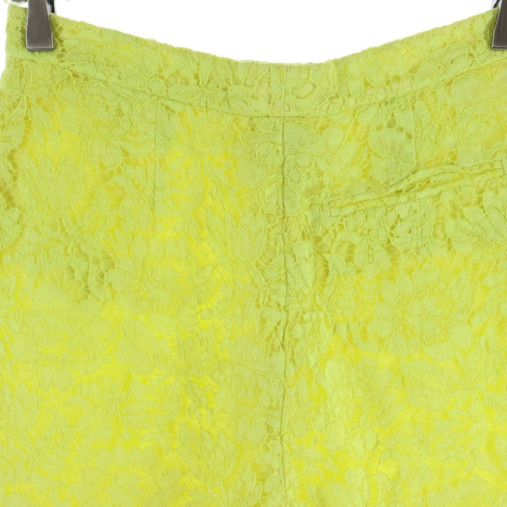 VALENTINO(ヴァレンティノ) Lace Short Pants レーヨン レースハーフパンツ ショーツ レディース イエロー GB30A440-V7C264B