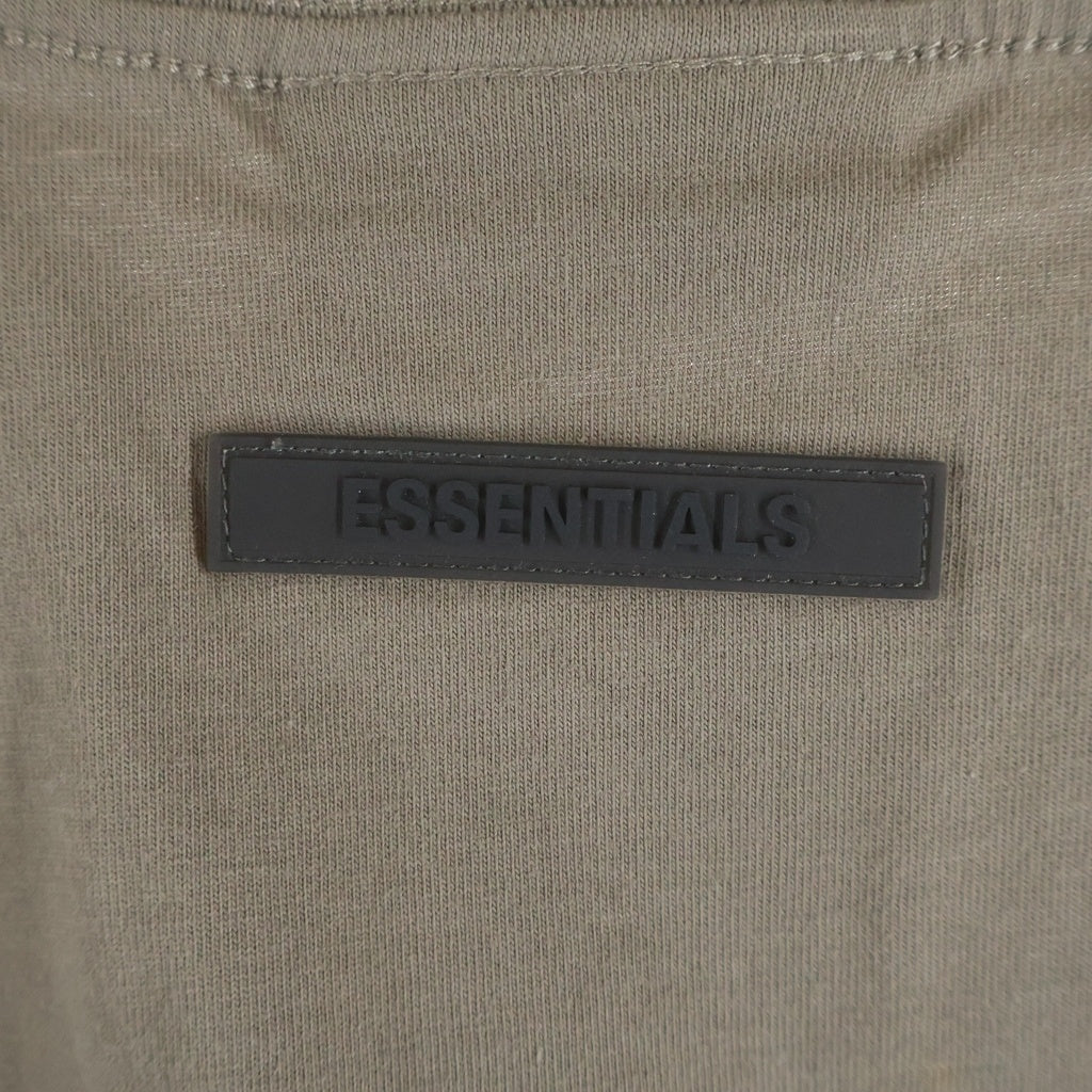 FEAR OF GOD ESSENTIALS(フィアオブゴッド エッセンシャルズ) S/S T-SHIRT バックラバーロゴ 半袖Tシャツ ブラウン