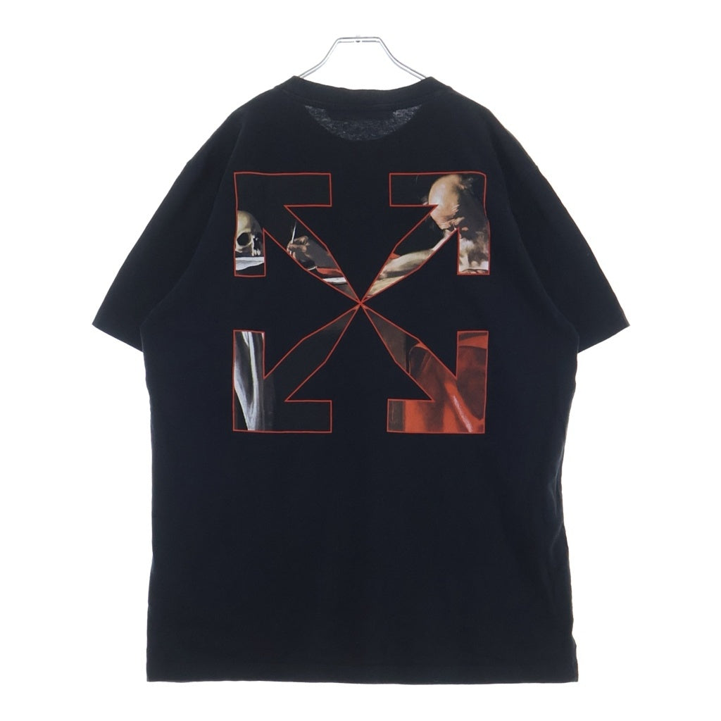 OFF-WHITE(オフホワイト) 21SS Caravaggio T-Shirt カラヴァッジョ 半袖Tシャツ ブラック OMAA027R21JER004