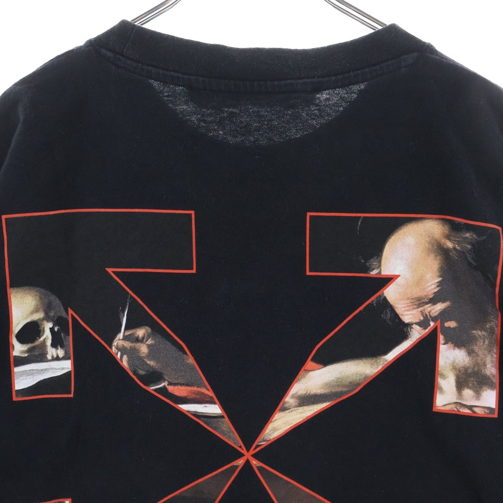 OFF-WHITE(オフホワイト) 21SS Caravaggio T-Shirt カラヴァッジョ 半袖Tシャツ ブラック OMAA027R21JER004