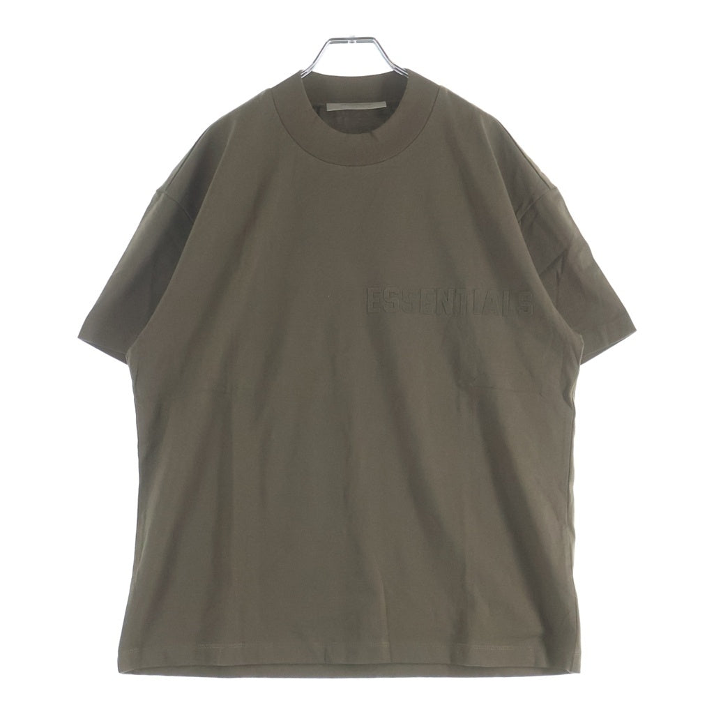 FEAR OF GOD ESSENTIALS(フィアオブゴッド エッセンシャルズ) S/S T-SHIRT フェルトロゴ 半袖Tシャツ ブラウン