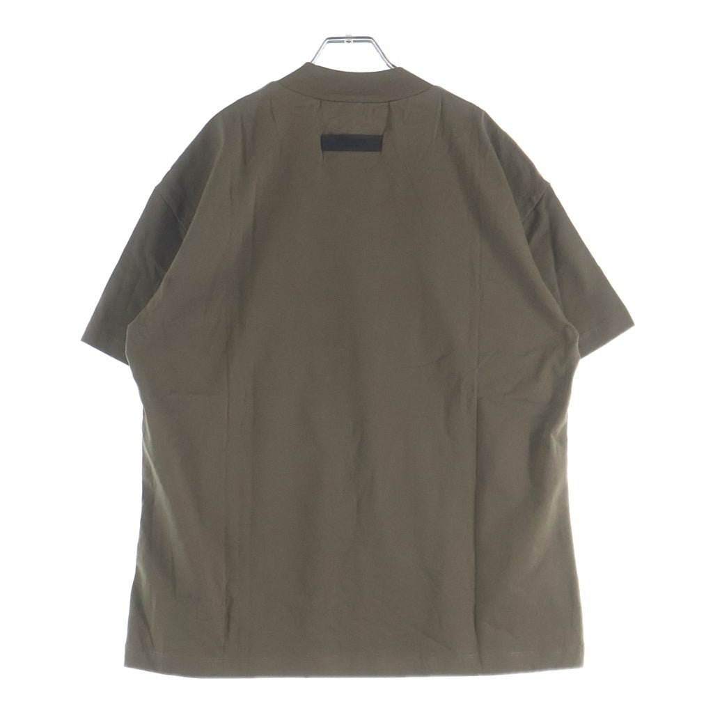 FEAR OF GOD ESSENTIALS(フィアオブゴッド エッセンシャルズ) S/S T-SHIRT フェルトロゴ 半袖Tシャツ ブラウン