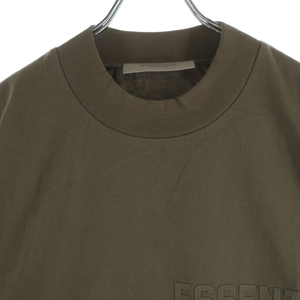 FEAR OF GOD ESSENTIALS(フィアオブゴッド エッセンシャルズ) S/S T-SHIRT フェルトロゴ 半袖Tシャツ ブラウン