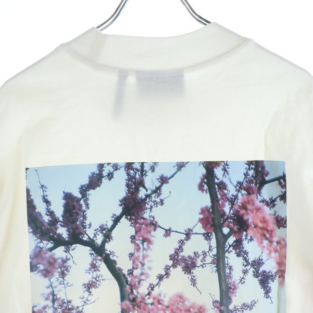 FEAR OF GOD ESSENTIALS(フィアオブゴッド エッセンシャルズ) L/S T-SHIRT FLOWER フラワーフォト 長袖Tシャツ ロンT ホワイト