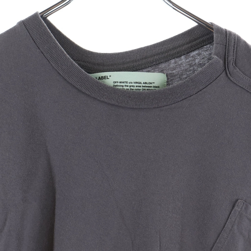 OFF-WHITE(オフホワイト) 18AW T-Shirt 半袖Tシャツ グレー OMAA057F18185004